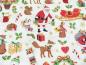 Preview: Patchworkstoff Detailansicht Quiltstoff  Weihnachten